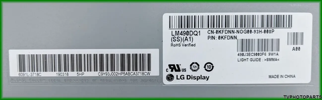 плата Main Board 4H.43001.A10 для монітора DELL U4919 5