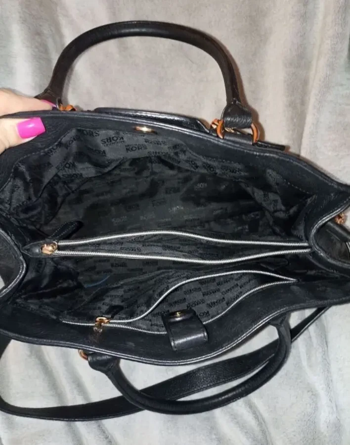 Велика шкіряна сумка Michael Kors. 2
