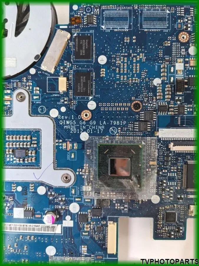 материнська плата QIWG5_G6_G9 LA7981P Core i5-3210M, 2GB RAM для ноутбука Lenovo IdeaPad N581 5