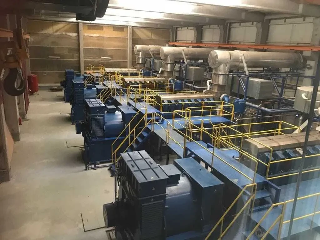 Газовий генератор Bergen 7000 квт. 2
