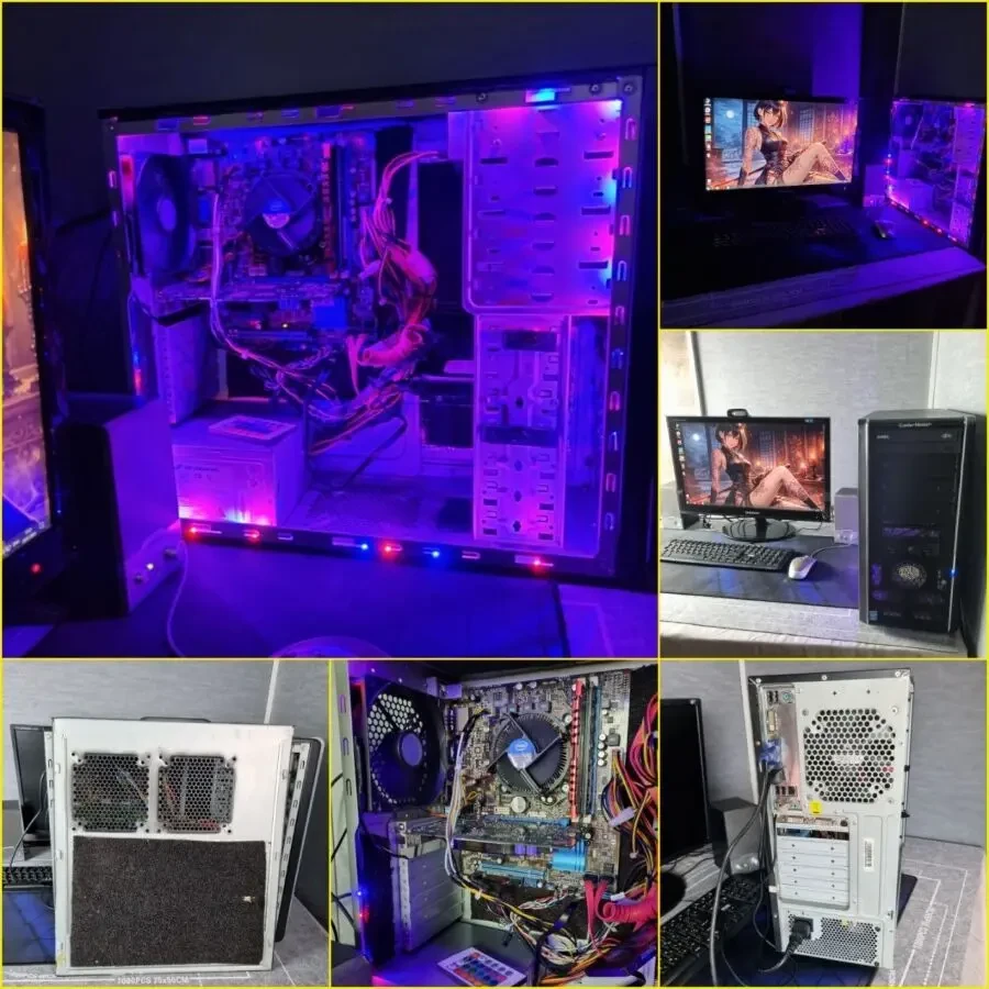 Комплект пк 12gb/intel xeon + монітор 23 samsung + периферія 2