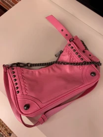 Zara pink shoulder bag