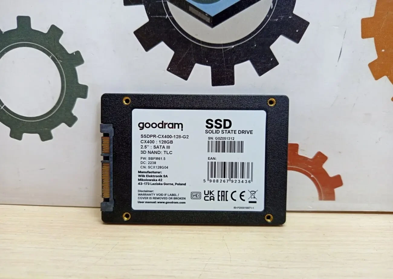 SSD накопичувач GOODRAM CX400  128 gb 2