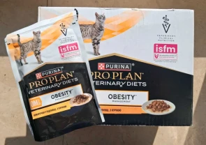 Вологий корм Purina Pro Plan Obesity для котів з ожирінням