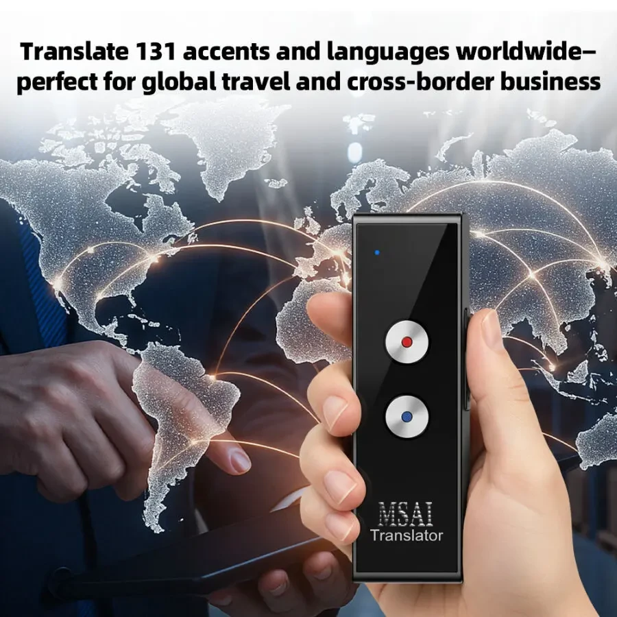 Универсальный двусторонний прибор переводчик MSAI T8 PRO в онлайн реальном времени 10