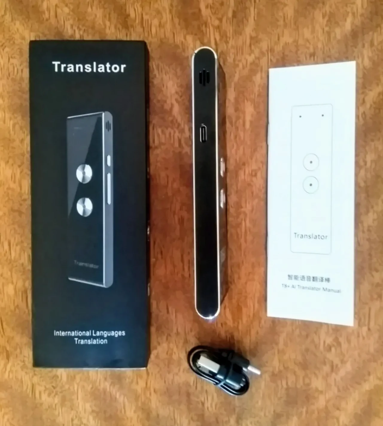 Универсальный двусторонний прибор переводчик MSAI T8 PRO в онлайн реальном времени 3