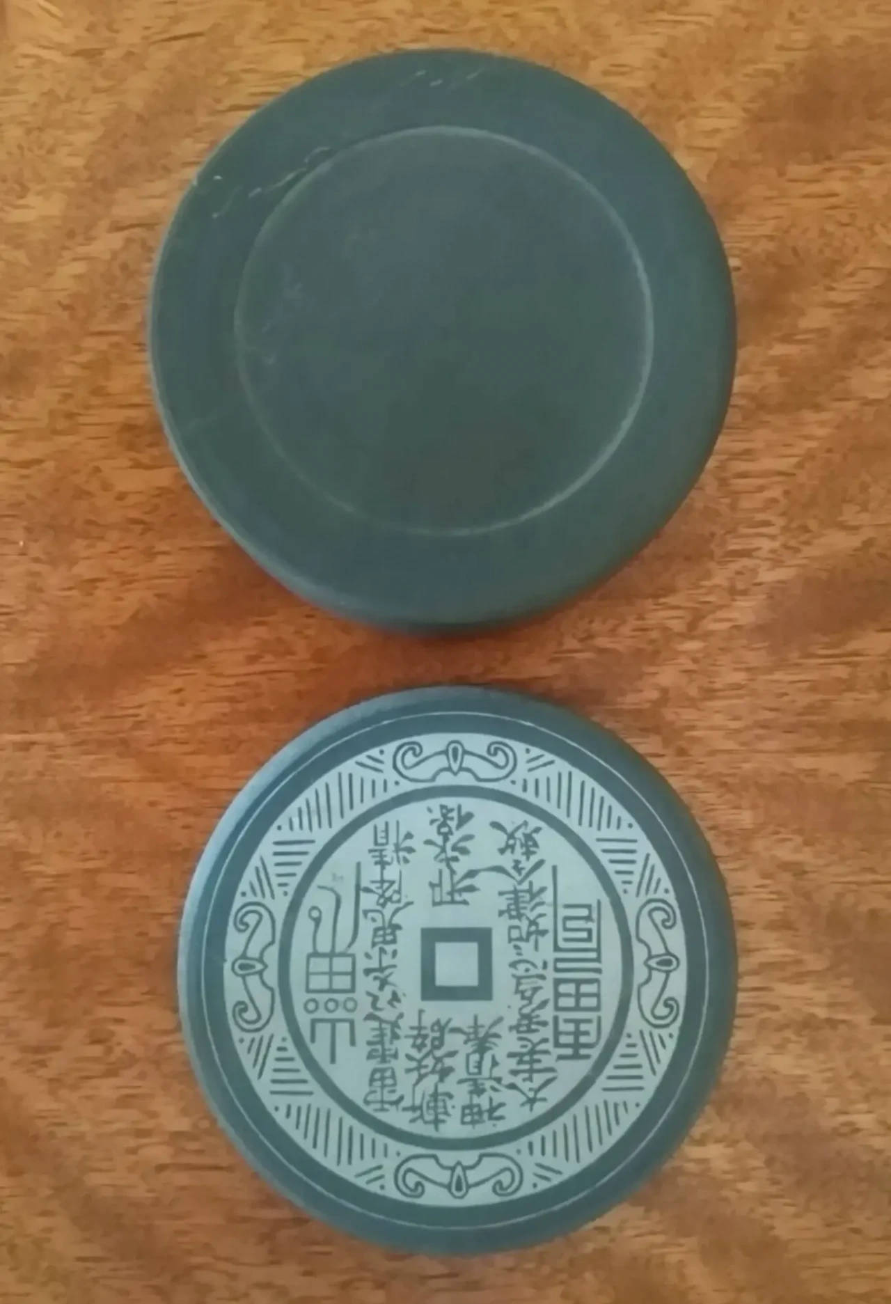 Чернильниця з кришкою Shi Ink Slab для каліграфії з натурального чорного каменю чернил Tai Shi 7