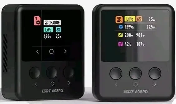 Цифровий ICDT 608PD прибор балансу швидкого заряду/розряду літієвих батарей/акумулятор LiFe/Lion/LiPo/LiHv 1-6S/PB 1-12S
