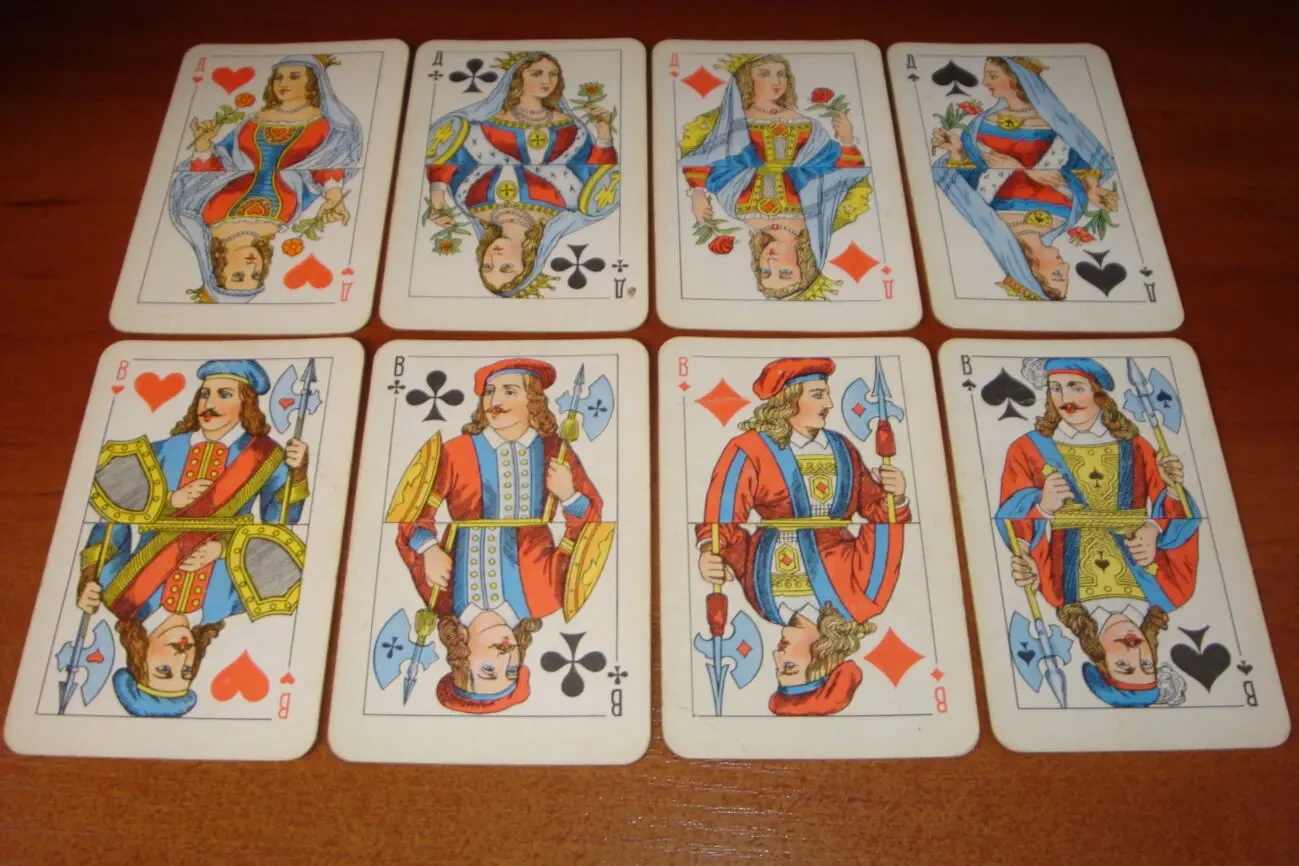 Игральные карты Атласные, 1976 г. 3