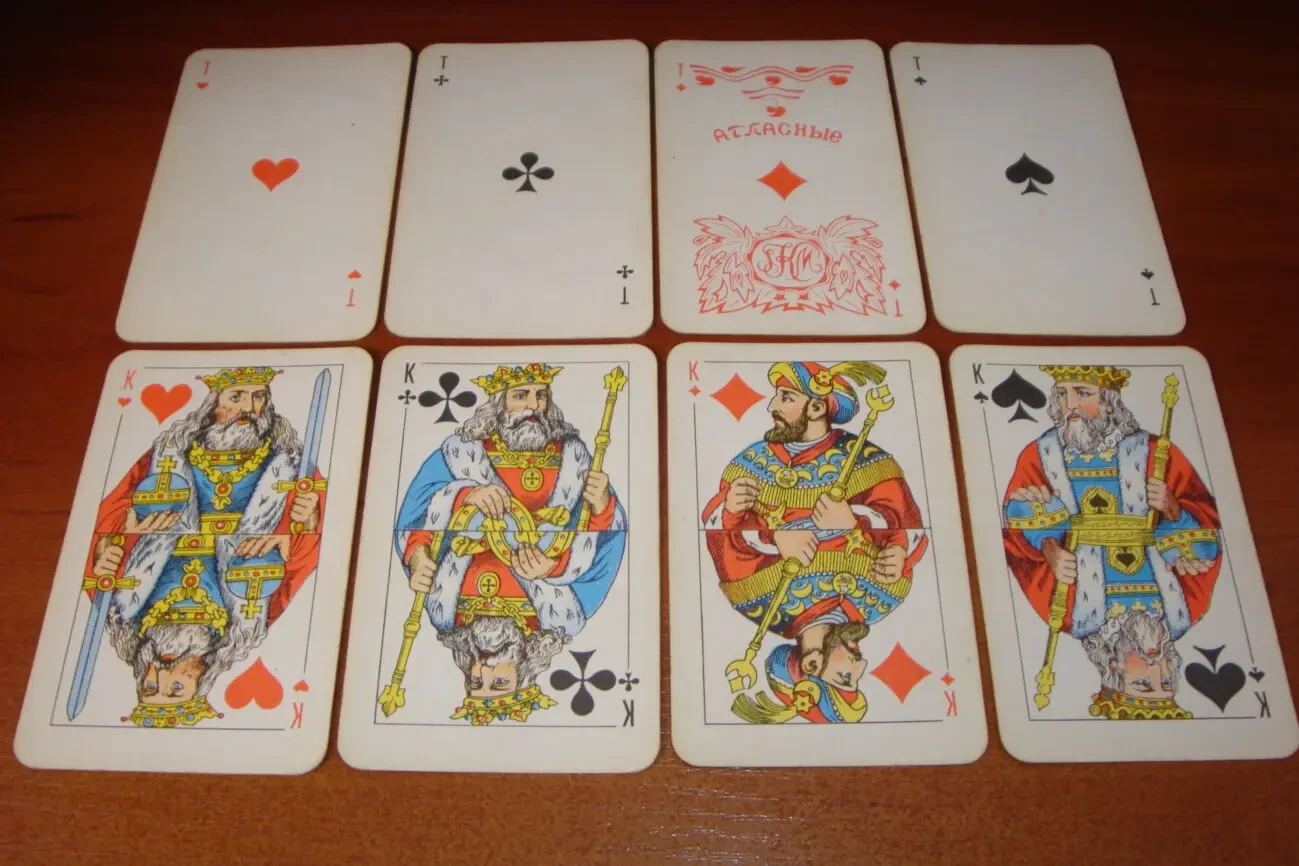 Игральные карты Атласные, 1976 г. 2