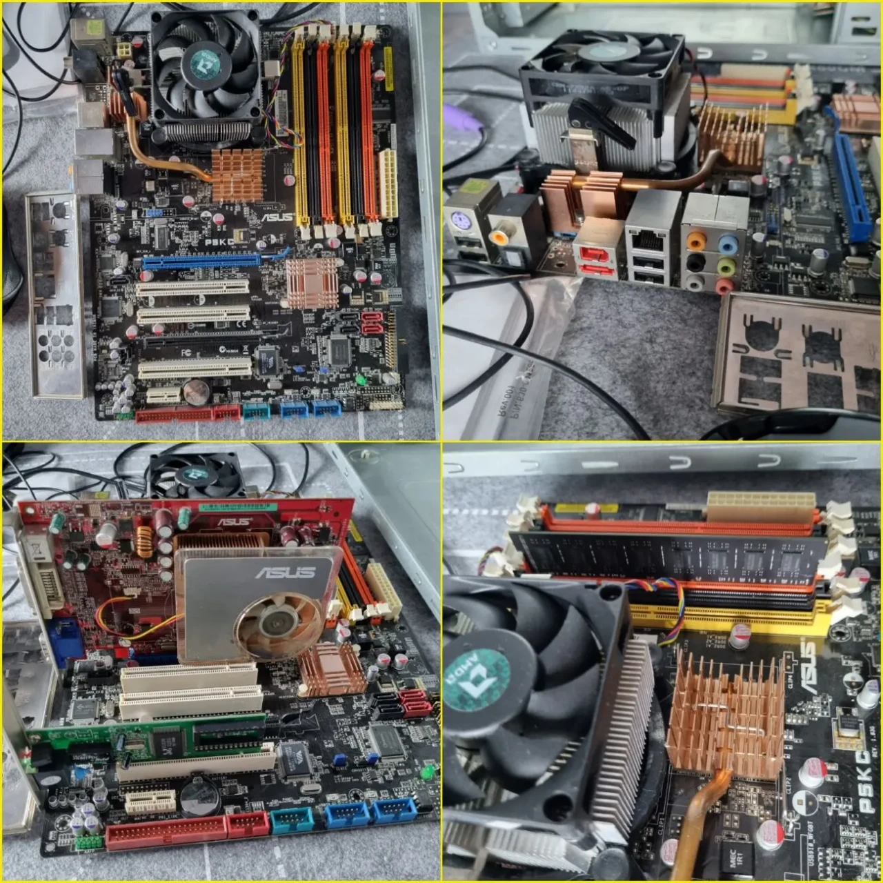 Набір під збірку ПК: Core 2 Quad, 4GB DDR3, Монітор, Миша G300 2