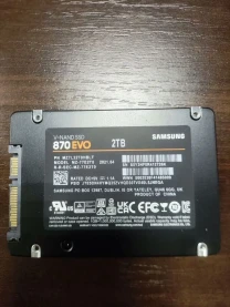 SSD Samsung 870 EVO 2TB б/у, працював у сервері