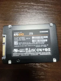 SSD Samsung 870 EVO 2TB (MZ-77E2T0), вживаний SSD Samsung 870 EVO 2TB (MZ-77E2T0), вживаний