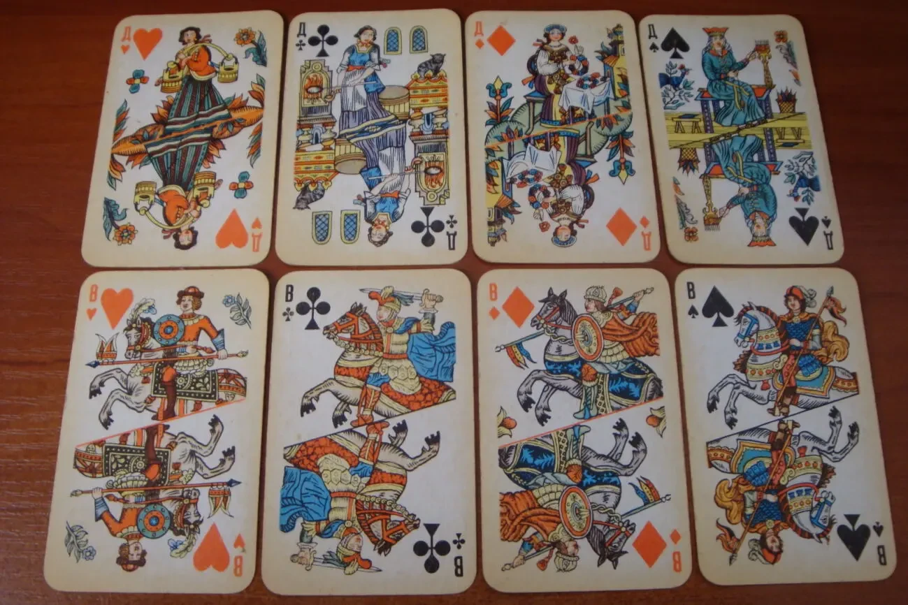 Игральные карты Лубочные, 1992 г. 3