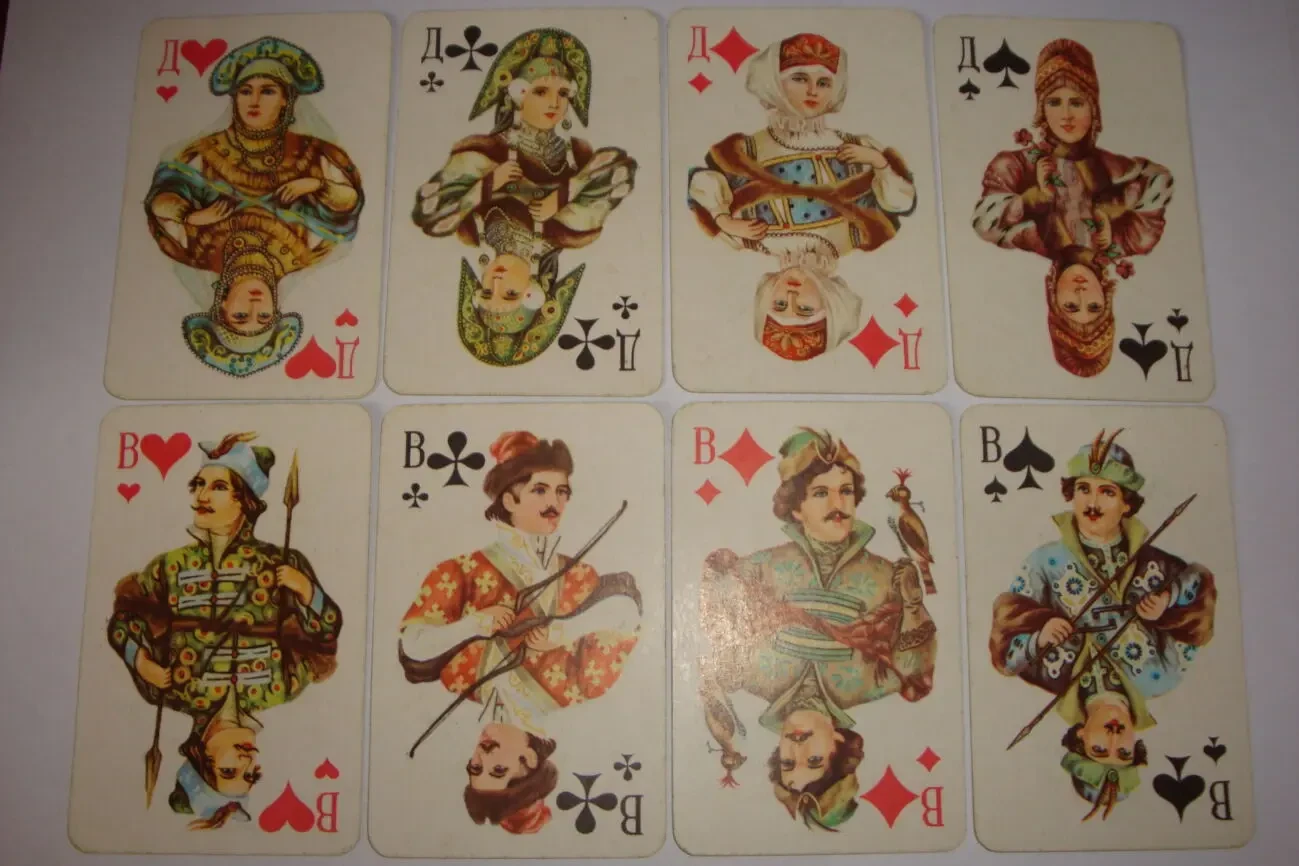 Игральные карты Русский стиль, 1995 г. 3