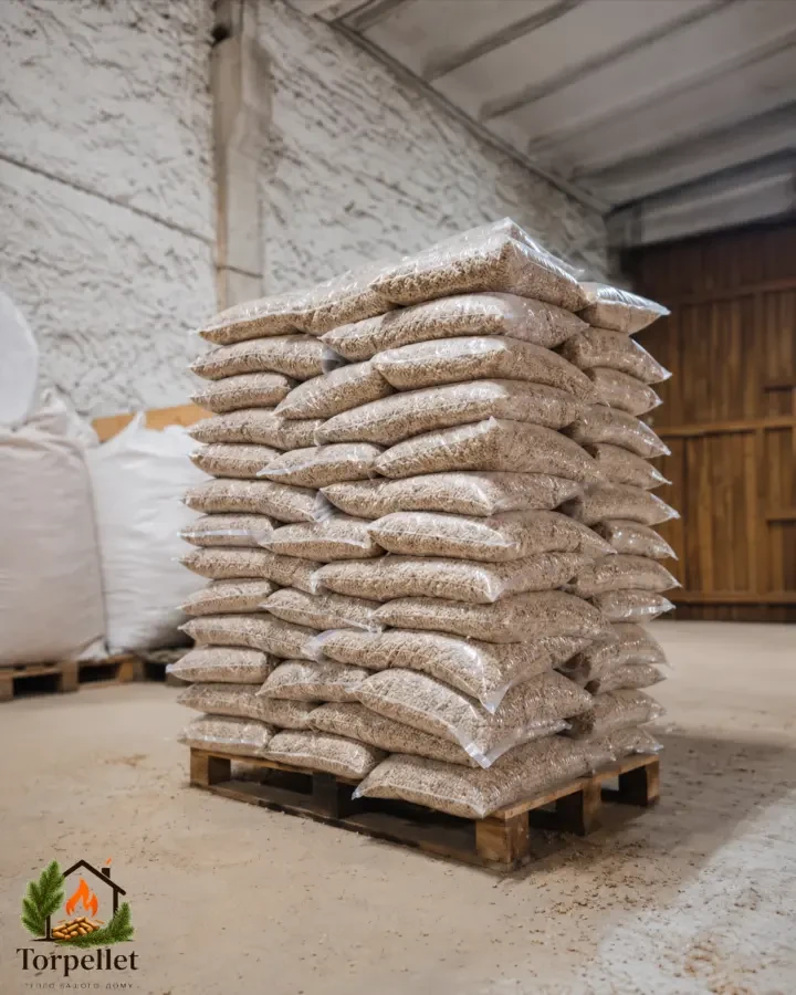Пелети деревні преміум якості від виробника 6 мм по 15 кг Torpellet 3