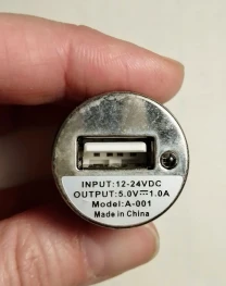 Зарядное Usb в авто прикуриватель переходник зарядка 1а