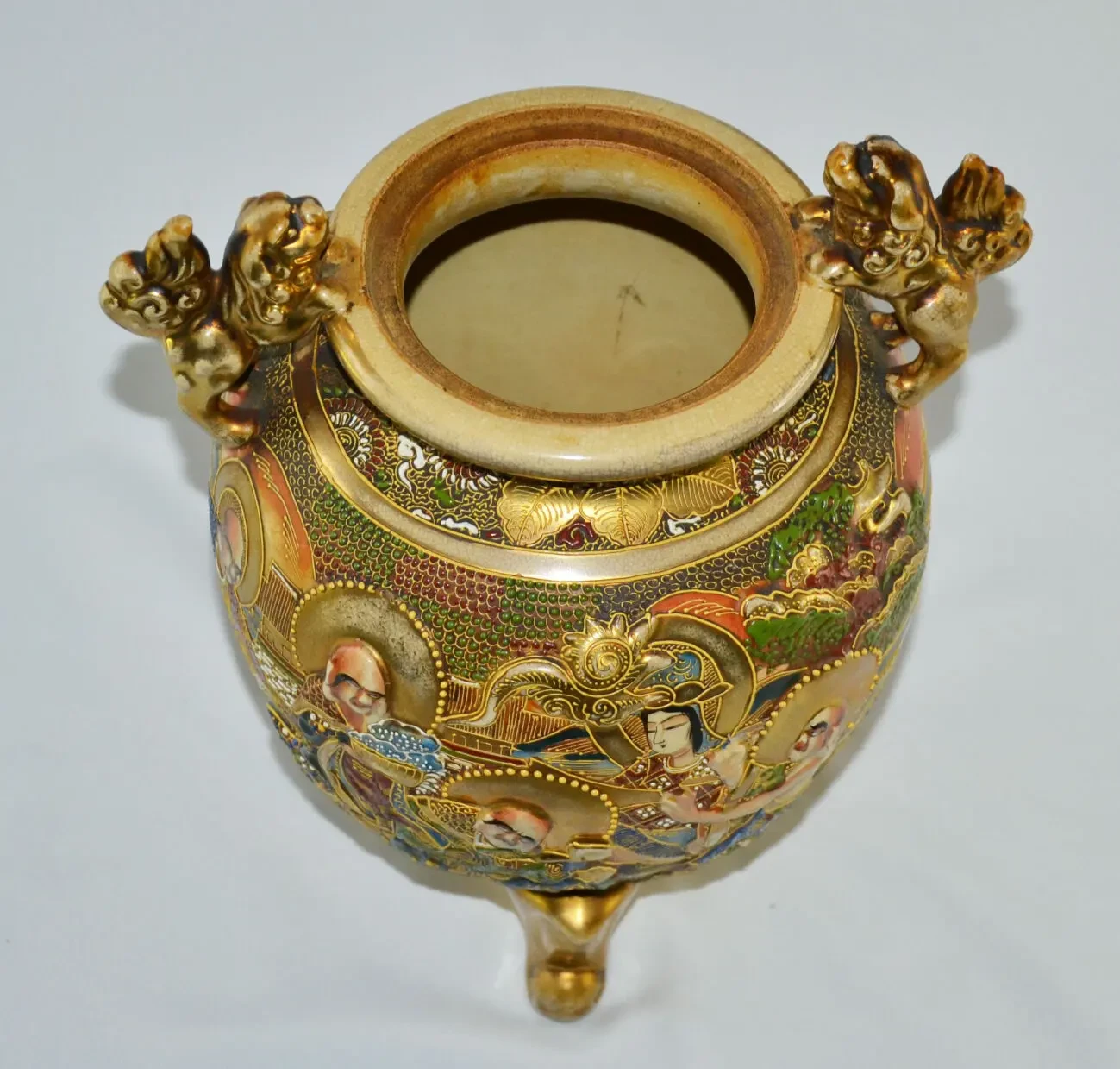 Керамическая ваза Сацума, 1900 год 2