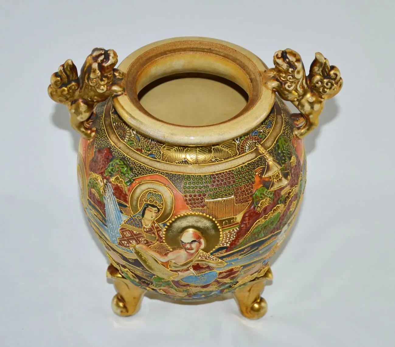 Керамическая ваза Сацума, 1900 год 4