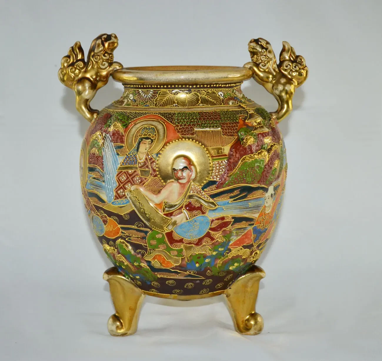 Керамическая ваза Сацума, 1900 год
