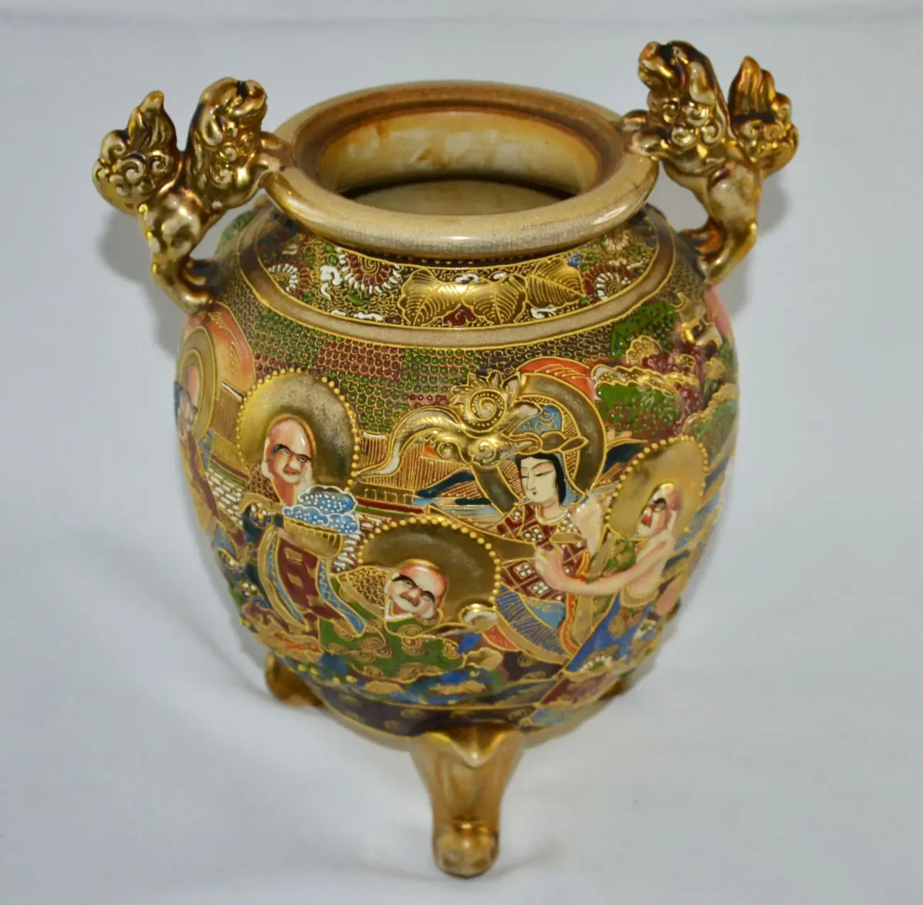 Керамическая ваза Сацума, 1900 год 3
