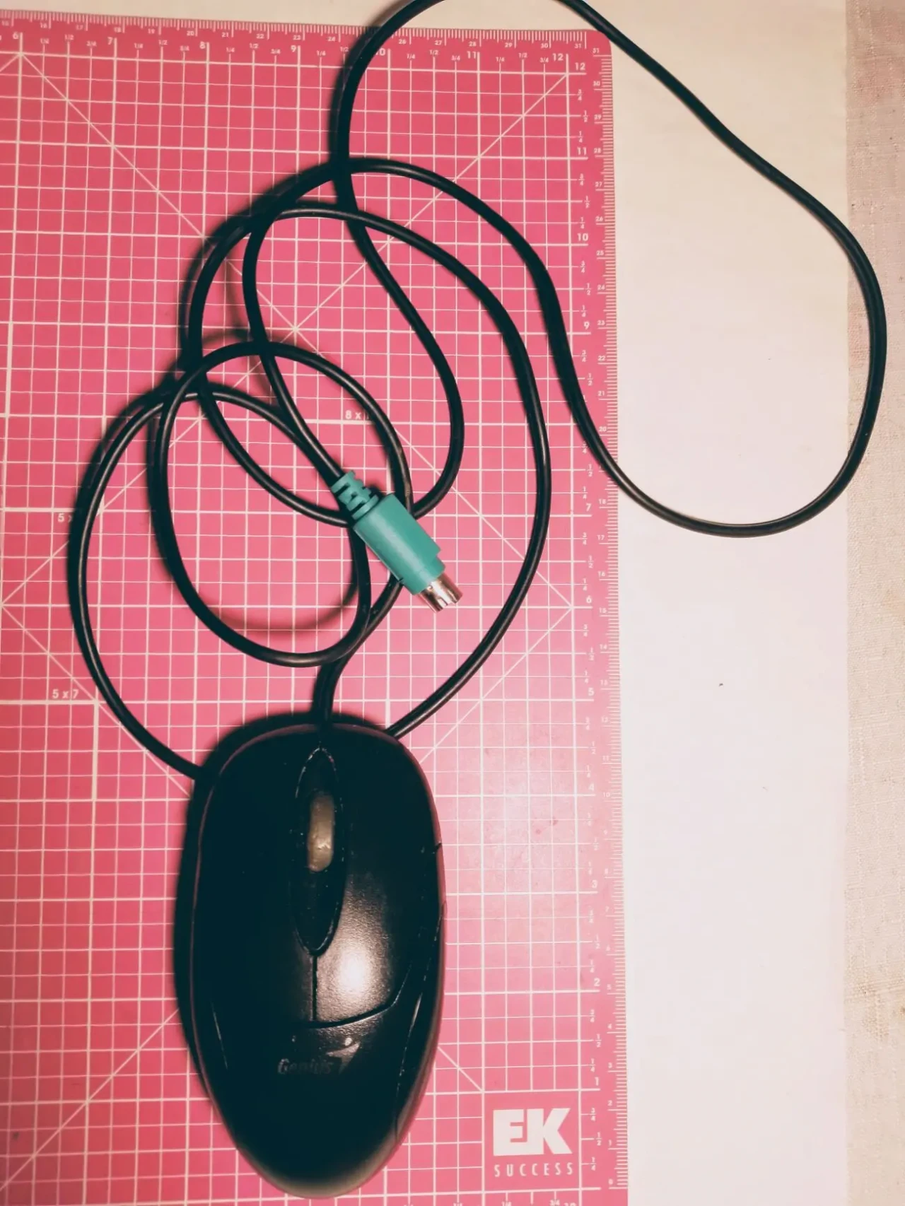 Мышка компьютерная черная проводная, симметричная гладкая, Usb, Ps2 7