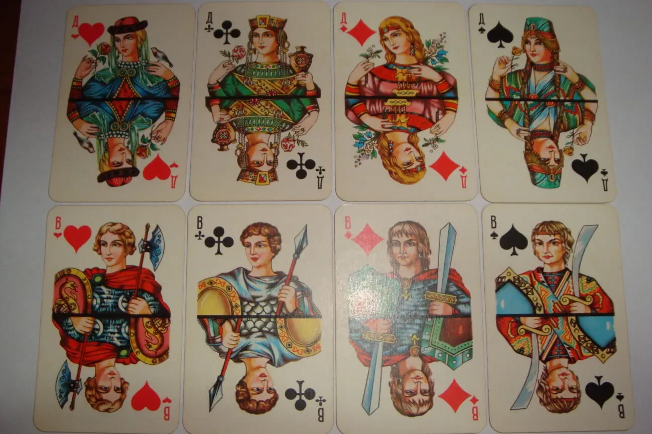 Игральные карты Славянские, 1990 г. 3