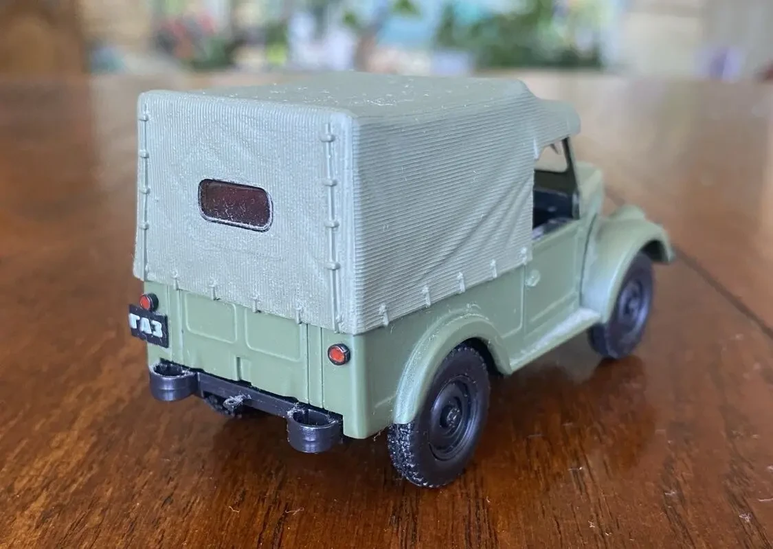 Модель автомобиля газ-69 1:43 Deagostini 5