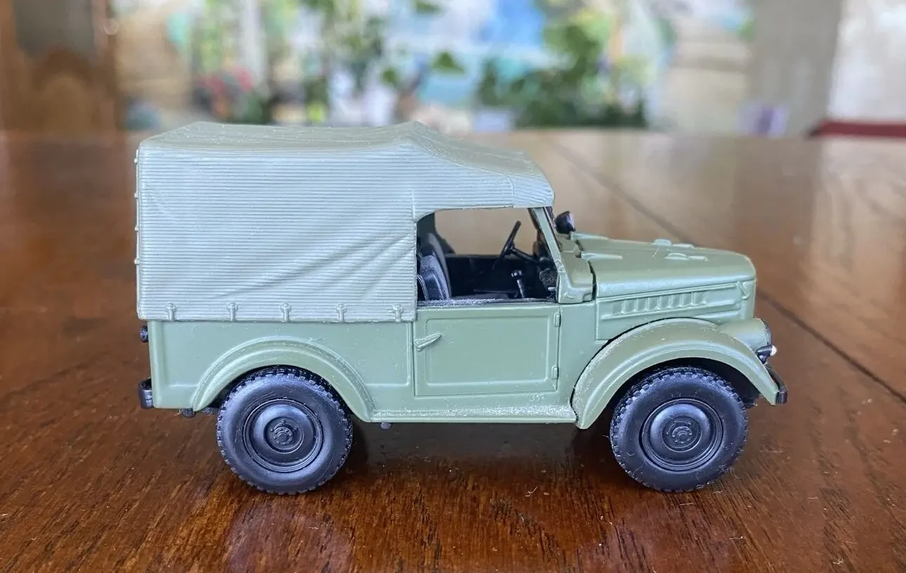 Модель автомобиля газ-69 1:43 Deagostini 4