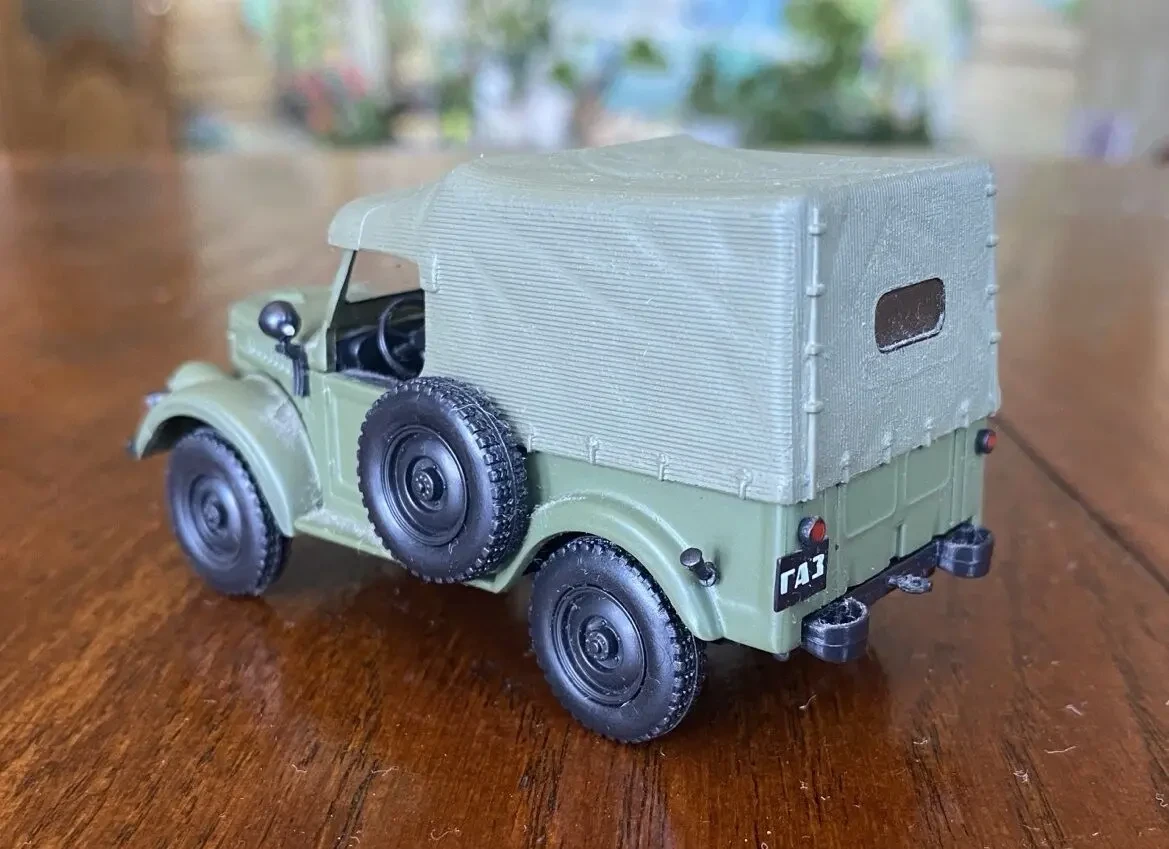 Модель автомобиля газ-69 1:43 Deagostini 6