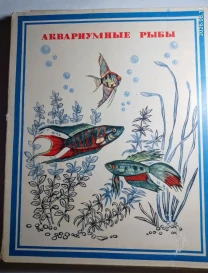 Спичечные коробки сувенирный набор Аквариумные рыбы, спички, в коллекцию.