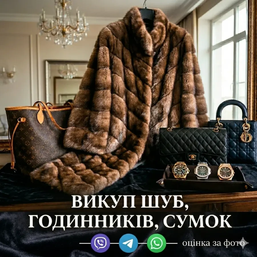 ВИКУП ШУБ з норки, соболя, куниці, рисі  Викуп Сумок  Викуп Взуття. Застава 2