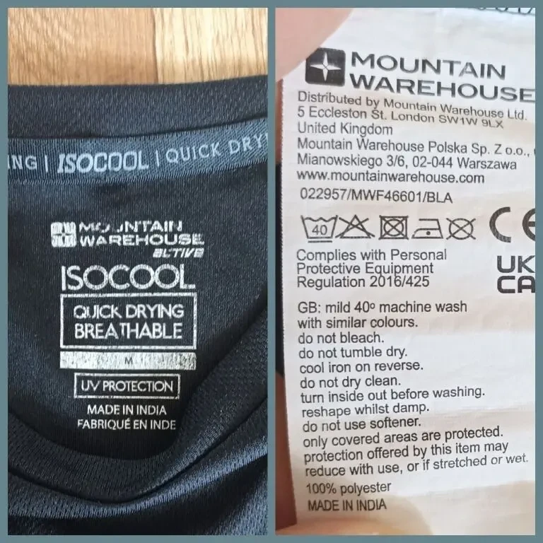 Mountain Warehouse Спортивная термофутболка мужская черная М 9