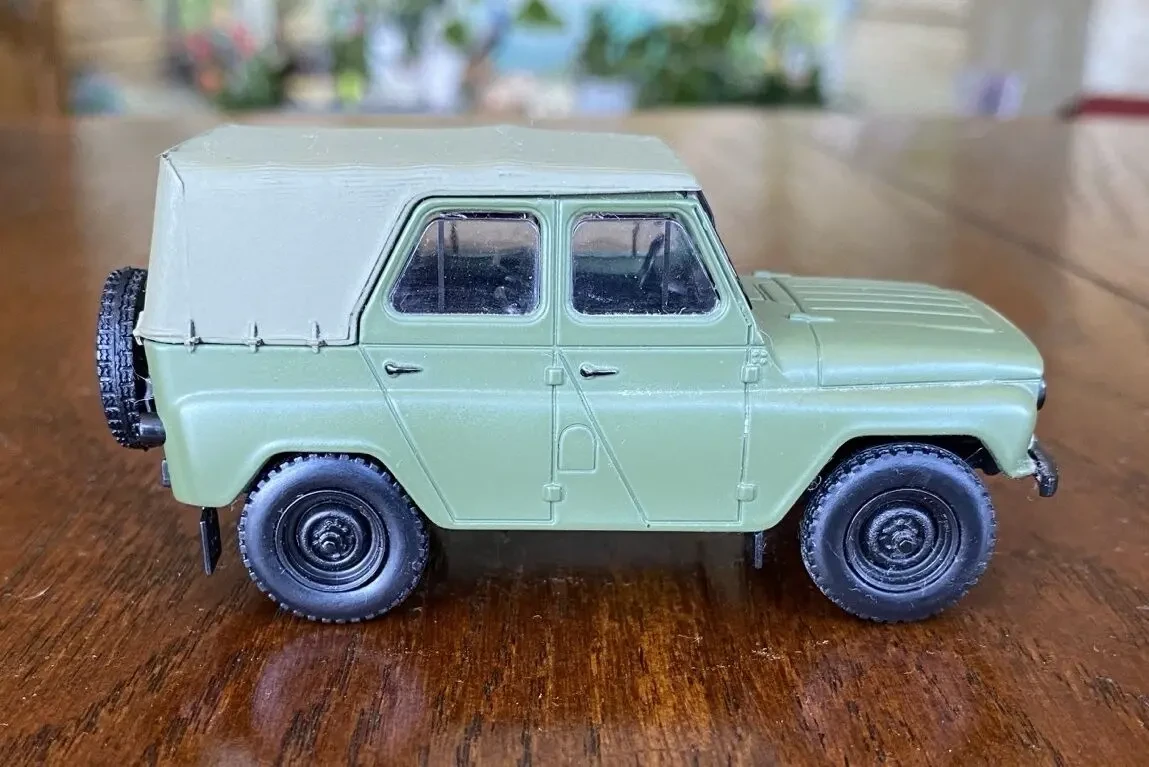 Игрушка модель автомобиля уаз-469б 1:43 Deagostini 4