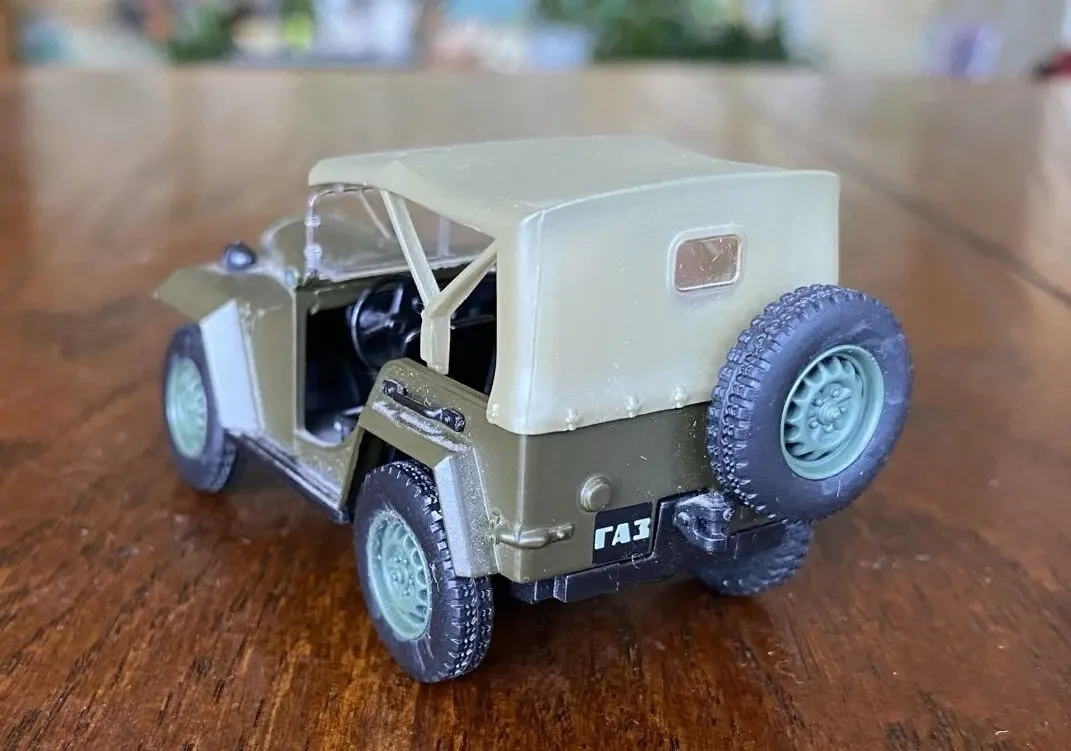 Игрушка модель автомобиля газ-67б 1:43 Deagostini 6