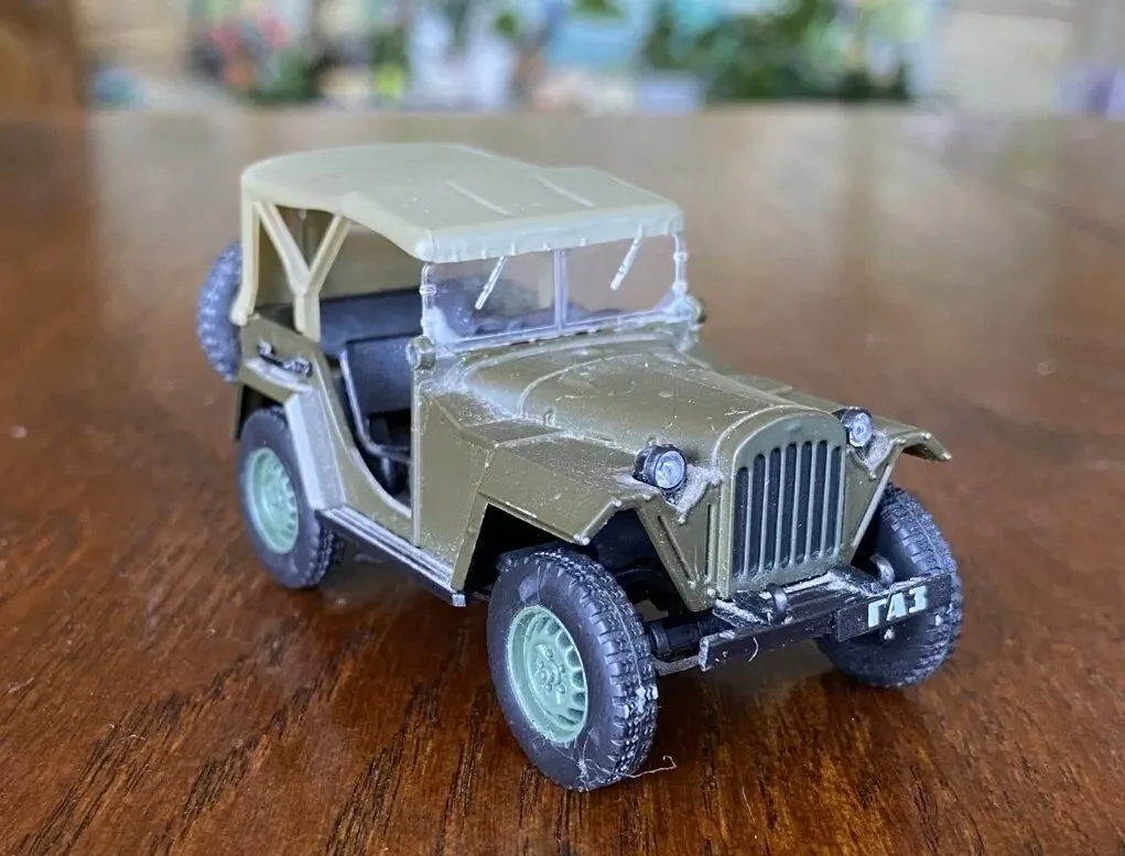 Игрушка модель автомобиля газ-67б 1:43 Deagostini 3