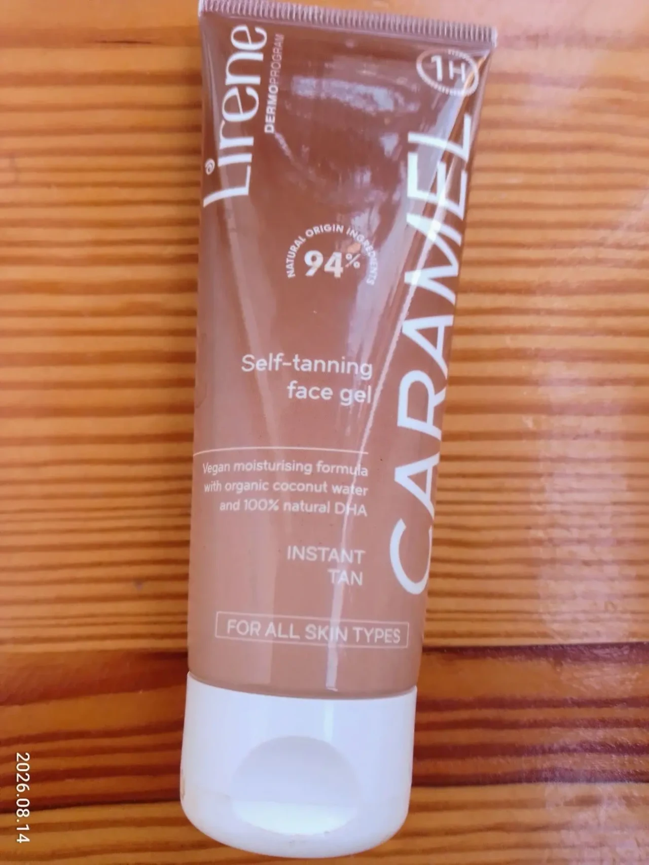 Автозагар гель для лица 75 мл Lirene Self Tanning Gel Caramel: