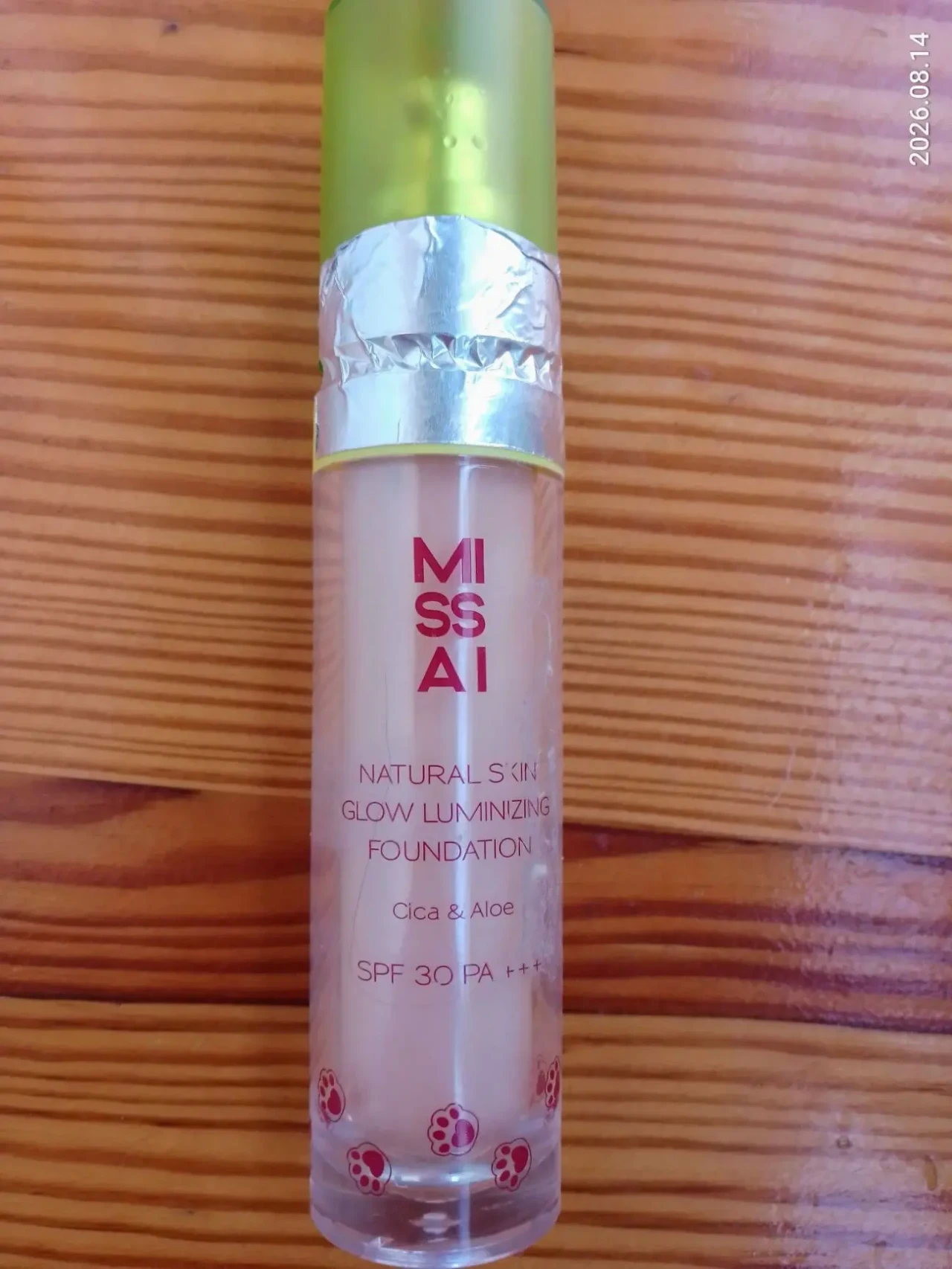 Тональна основа Missai Natural Skin Glow Luminizing Foundation Spf 30, світла