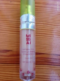Тональна основа Missai Natural Skin Glow Luminizing Foundation Spf 30, світла