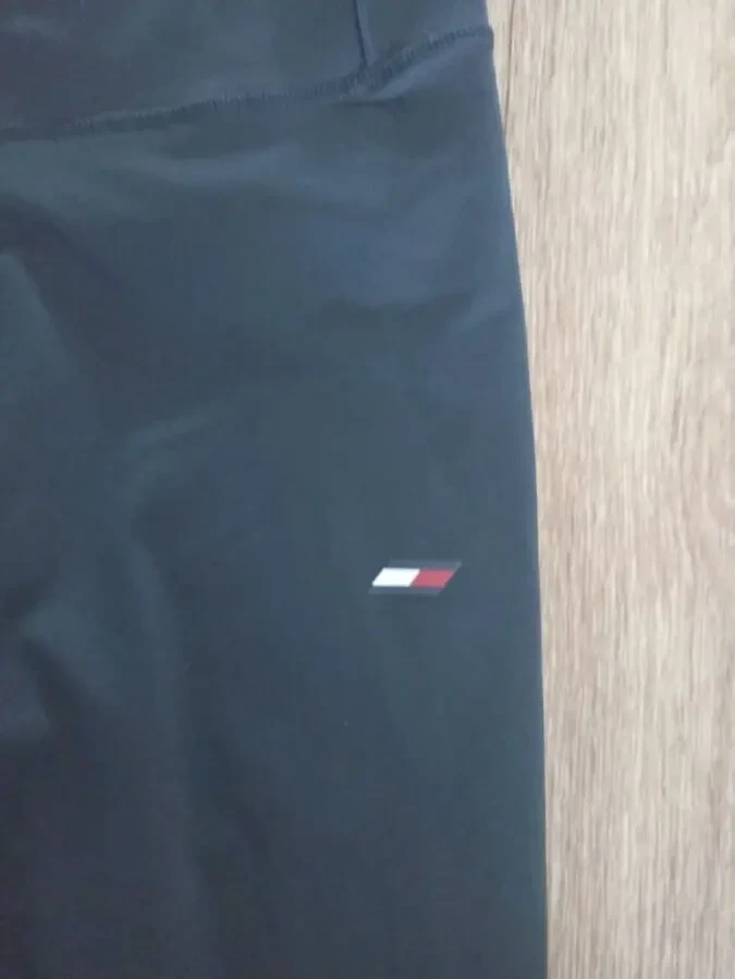 Tommy Hilfiger Спортивные женские капри т синие в разноцветные полоски М 7