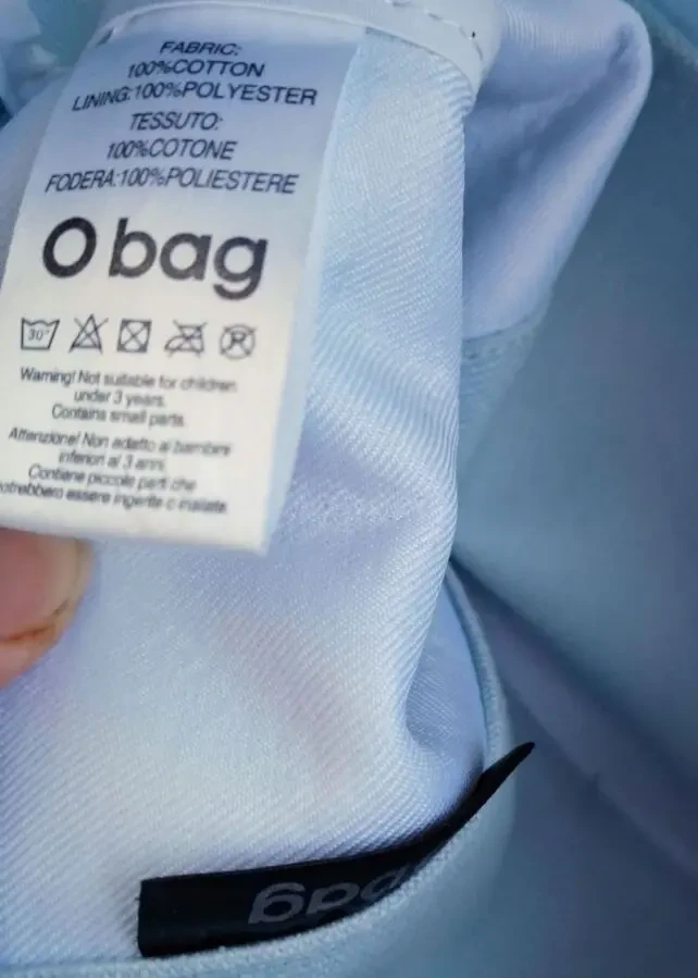 Силиконовая розовая текстильная голубая O Bag сумка, италия, шоппер 3