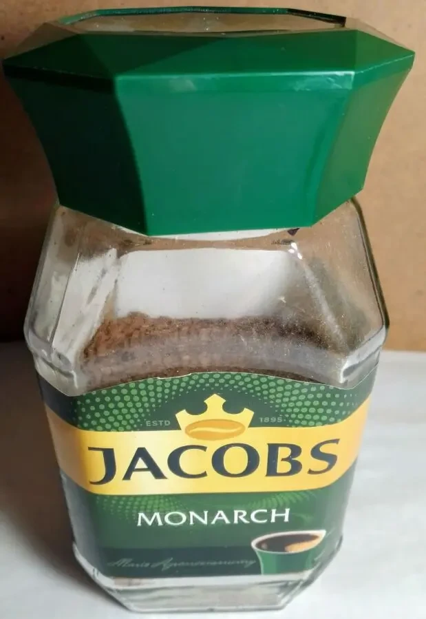Кава розчинна Jacobs Monarch 80 г сублімована, у банці, кофе растворимый гранулированный