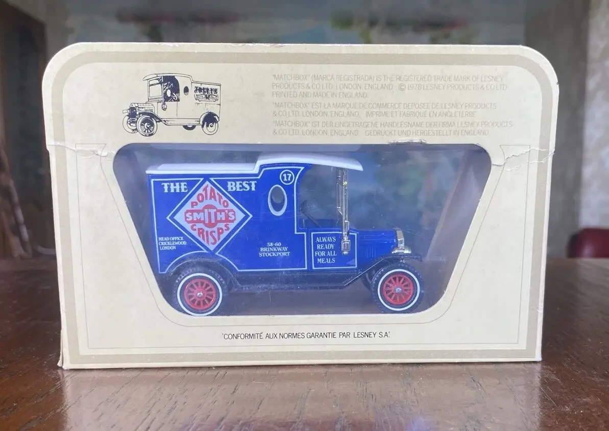 Игрушка модель автомобиля Ford Model T 1912 Potato Crisps 1:43 Yesteryear Matchbox Англия 2
