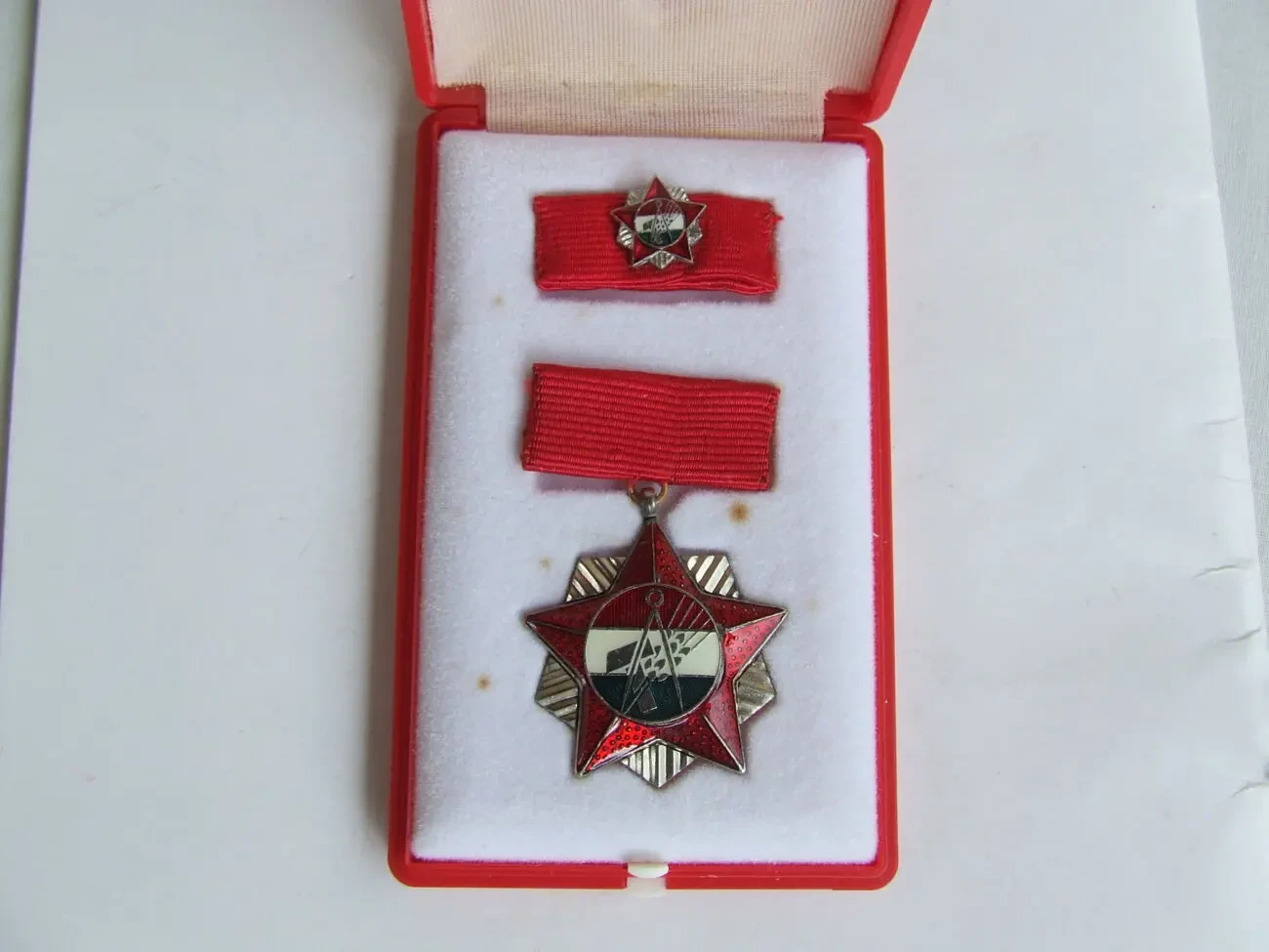 Орден голові президента профсоюза Венгрія 1 степені 1970 роки. з коробкою