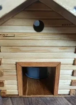 Vogelhaus, Ексклюзивна годівниця,птичий дом, скворешник, кормушка для птахів, избушка сруб, декор для саду, садові меблі 4