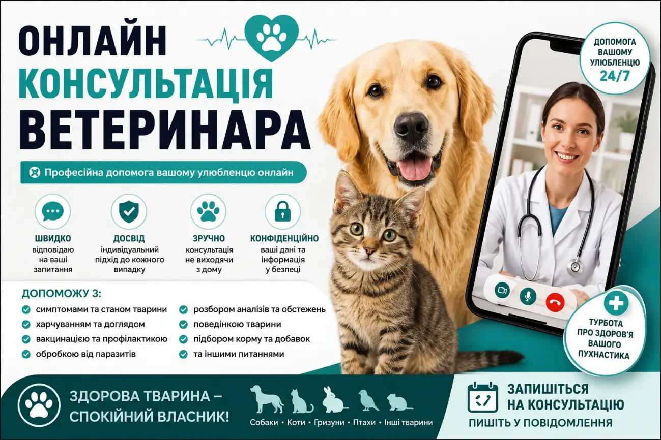 Консультація ветеринара ( Онлайн )