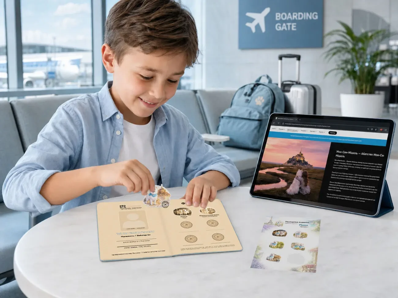 Дитячий паспорт мандрівника для дітей від 4 років Simba Travel Club, 12 сторінок 5