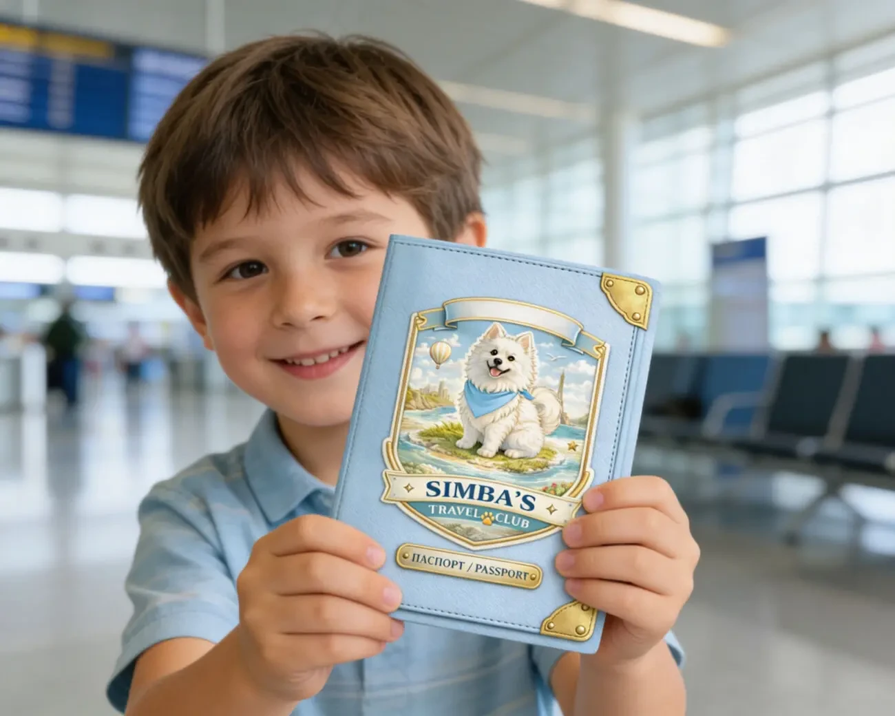 Дитячий паспорт мандрівника для дітей від 4 років Simba Travel Club, 12 сторінок