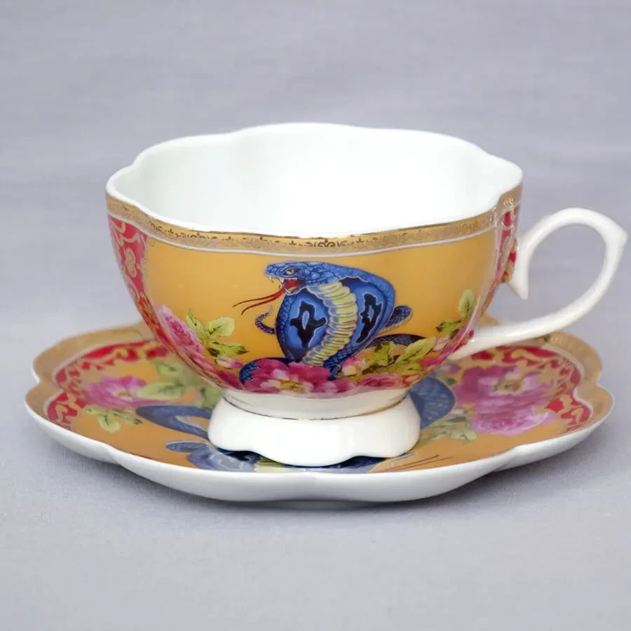 Lefard England Collection порцелянова чайна пара чашка блюдце порцеляна 3