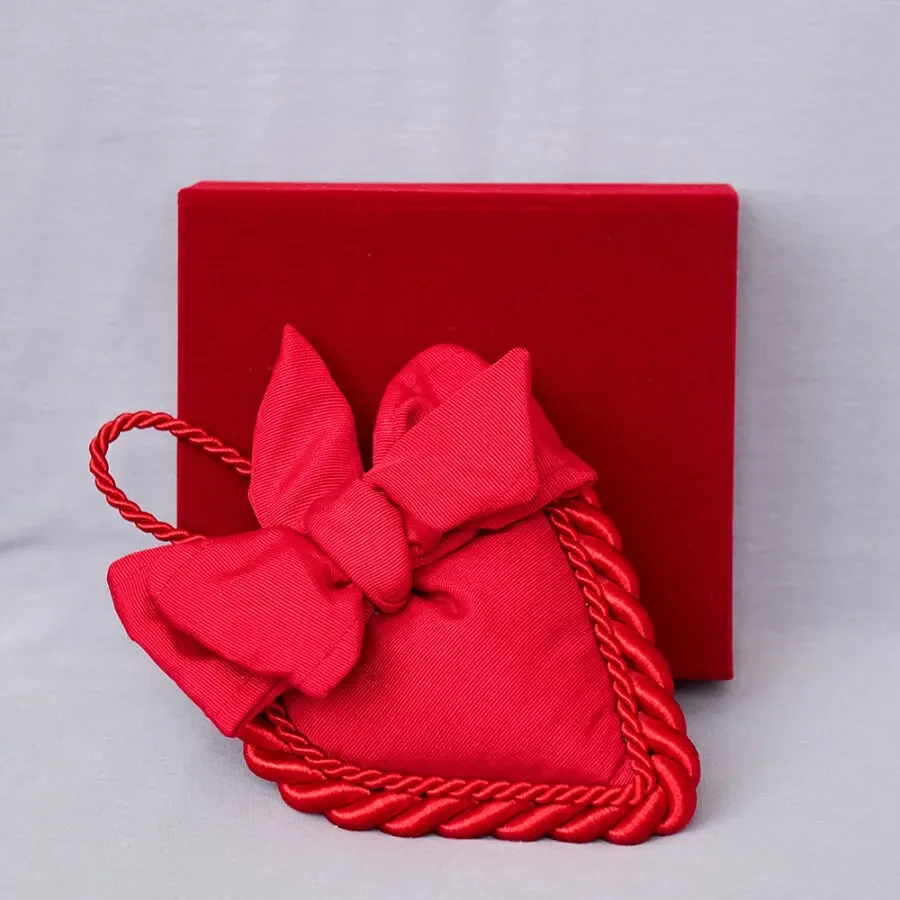 Hervit creations Італія декоративне серце з квітами лаванди у подарунковій коробці 8